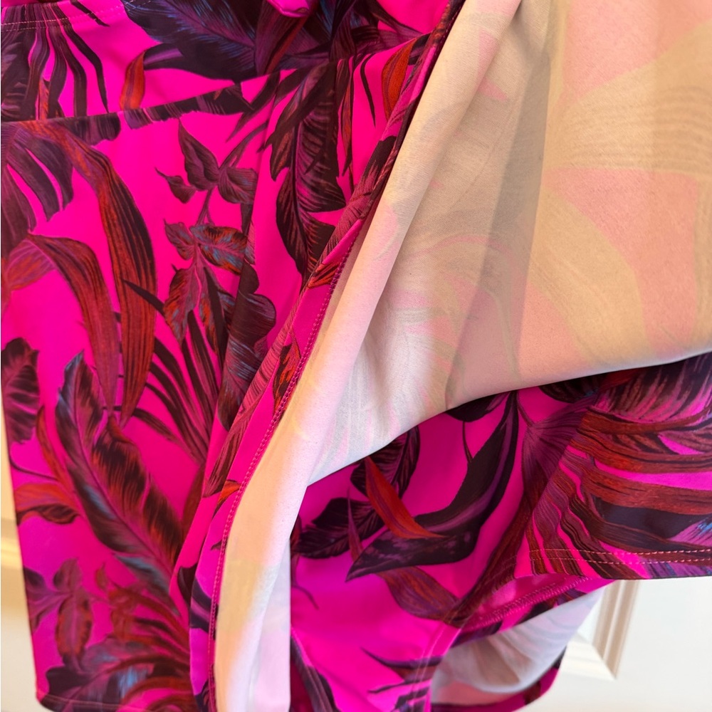 Torrid hot pink swimsuit dress - Picture 3 of 5